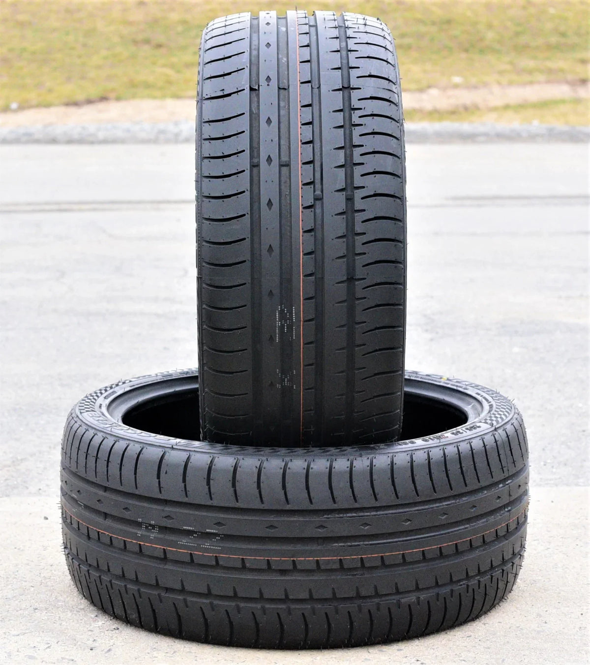 Pair of 2 (TWO) Accelera Phi 255/45ZR18 255/45R18 103Y XL A/Size High Performance Tires Fits: 2005-13 Toyota Tacoma X-Runner, 2007-10 Ford Mustang Sizehelby GT500