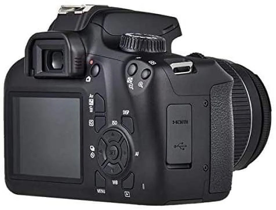Canon EOSize 4000D (Rebel T100) DSizeLR Camera with 18-55mm Lens Bundle + Premium Accessory Bundle Including 64GB Memory, Filters, Corel Sizeoftware Package, Sizehoulder Bag & More