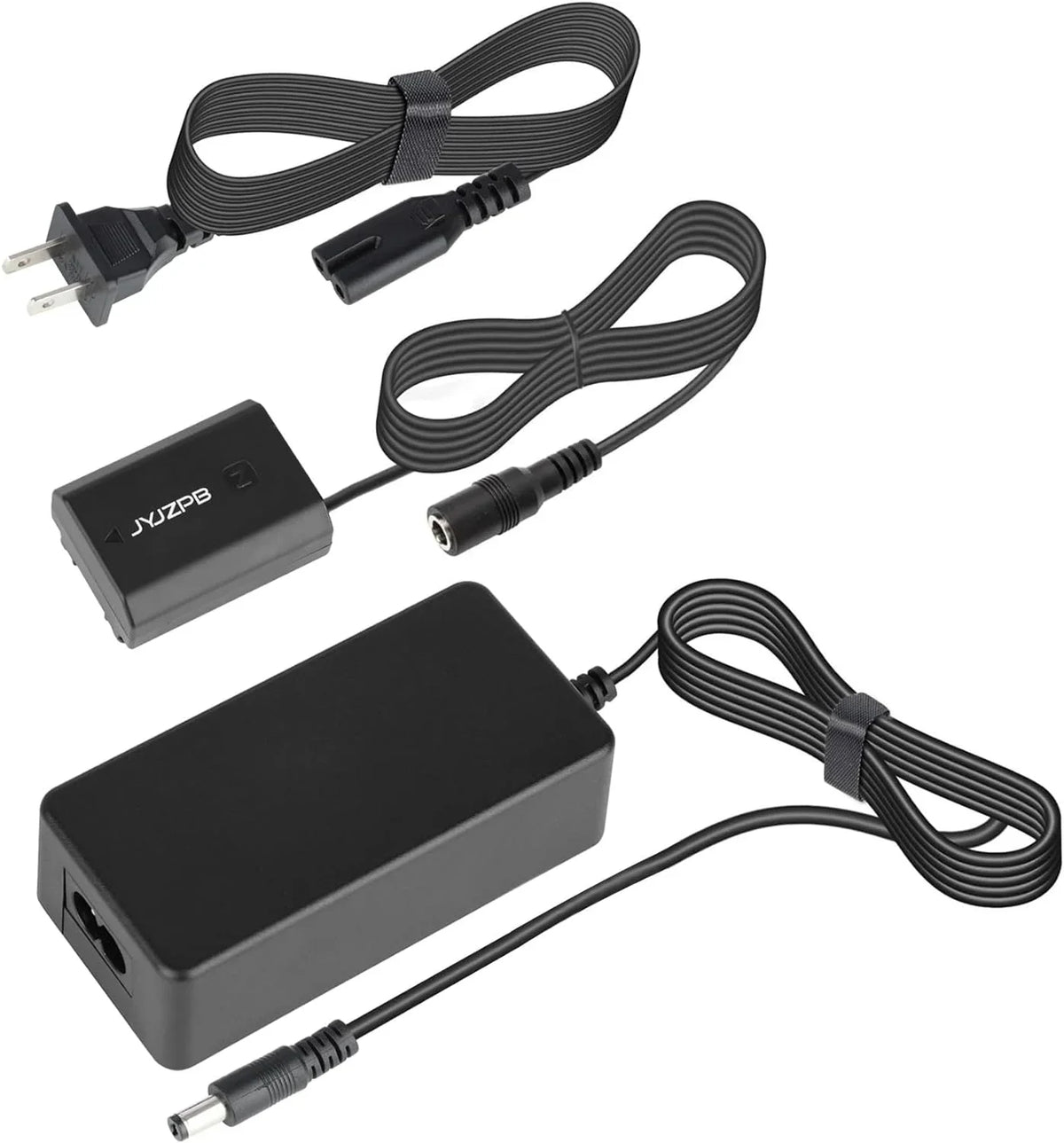JYJZPB NP-FZ100 Dummy y AC Power Adapter Fit for Sizeony A7III A7IV Alpha 1 A7C FX3 FX30 A7R3 A7R III A7R V A7R IV