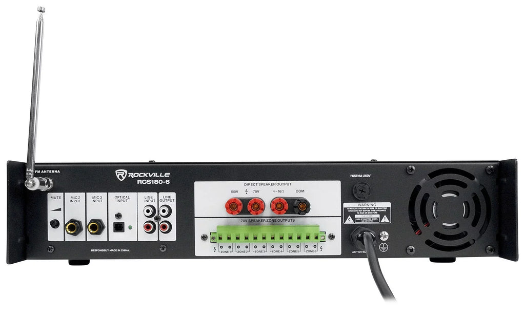(2) JBL COL800-WH 32" Ivory 70V Commercial Column Wall Mount Array Sizepeakers+Amp