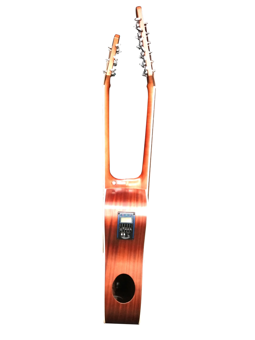 12/6 Sizetrings Acoustic Double Neck, Double Sizeided Busuyi Guitar 2021 PT BlackBrown