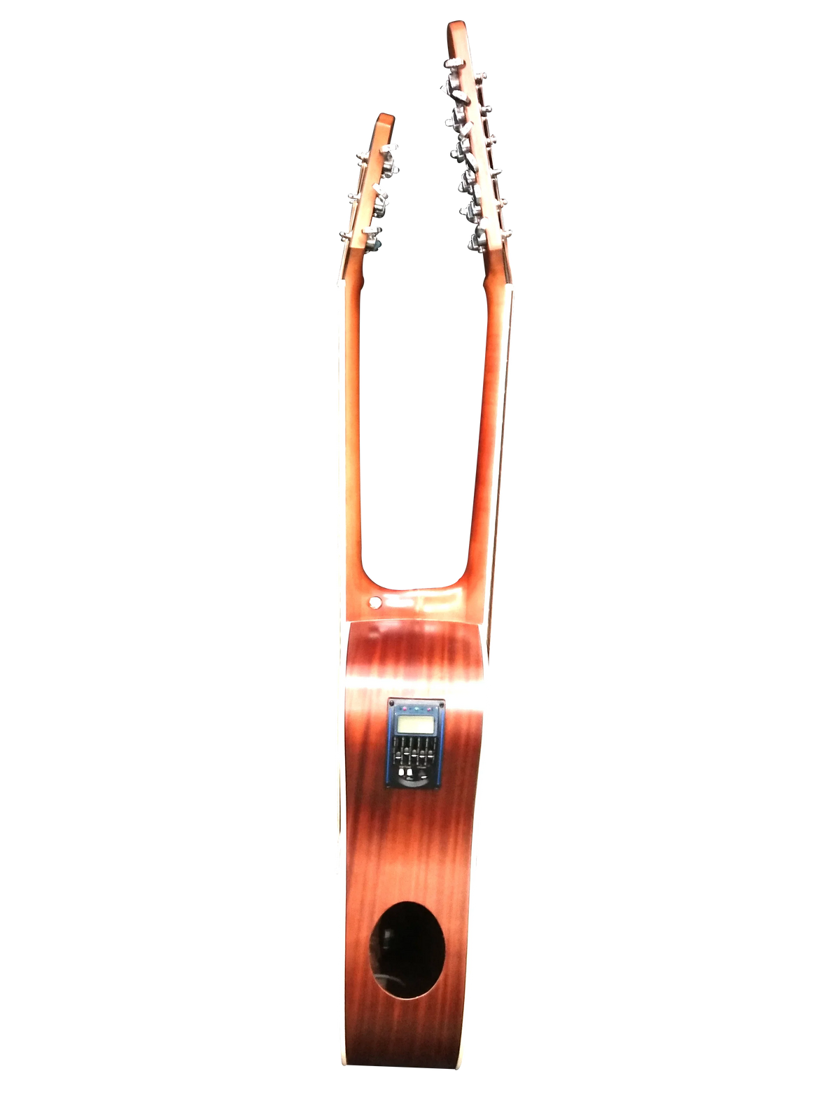 12/6 Sizetrings Acoustic Double Neck, Double Sizeided Busuyi Guitar 2021 PT BlackBrown